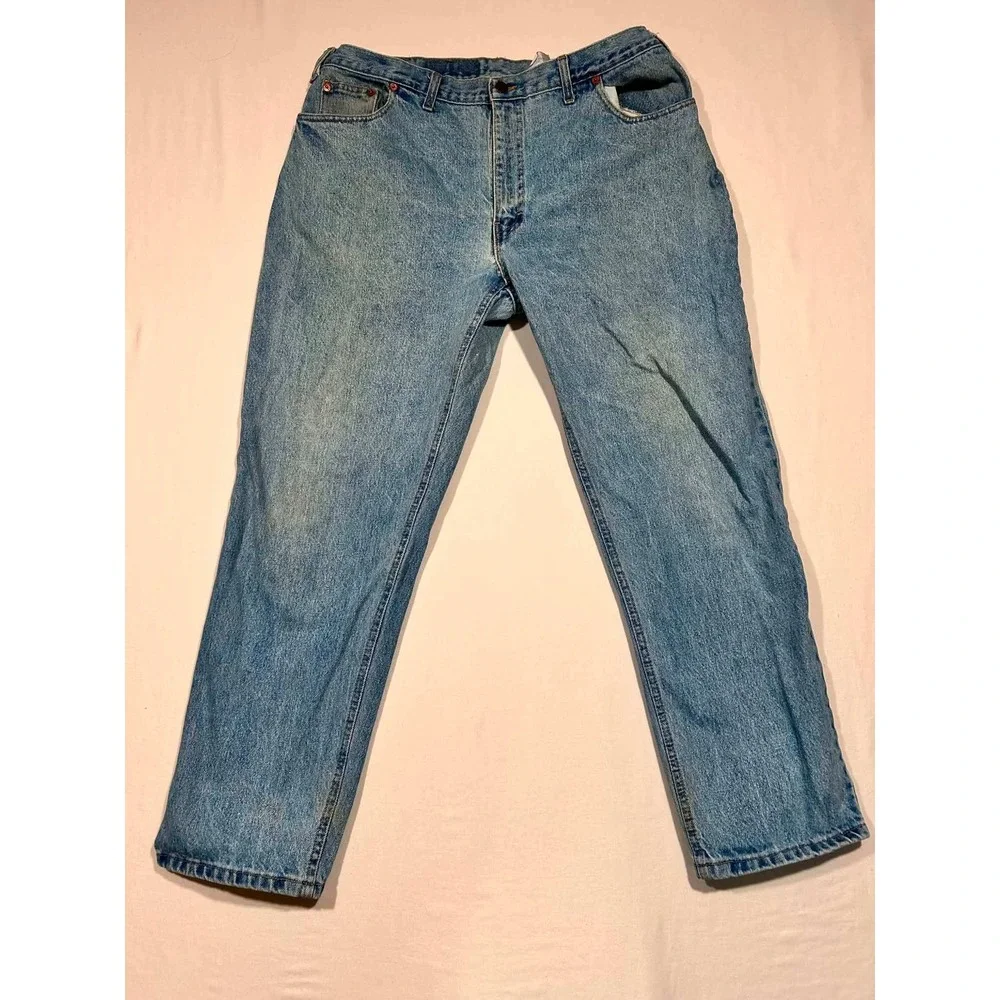 Vintage Premium Original Blue Label Jeans Mens 38x30 Relaxed Tapered Made in USA